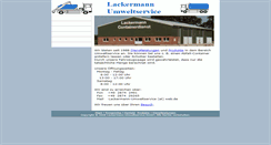 Desktop Screenshot of lackermann-container.de